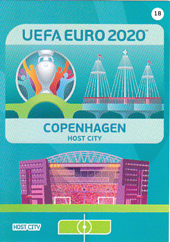 Copenhagen Denmark Panini UEFA EURO 2020 CORE - Host City #018